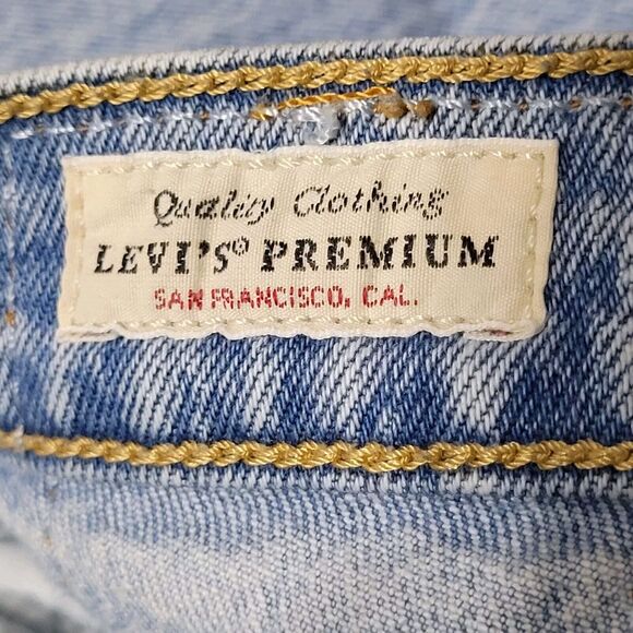 *SOLD**Levi's Jeans Womens 30 Blue Denim Wedgie Straight High Rise Jeans 30Wx27L - Picture 9 of 15